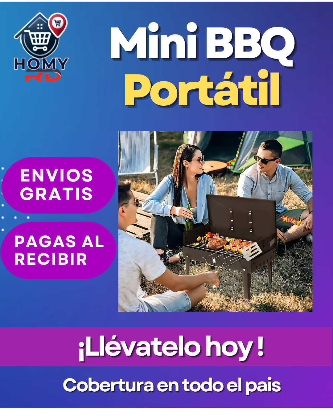DISFRUTA DE PARRILLADAS EN CUALQUIER LUGAR