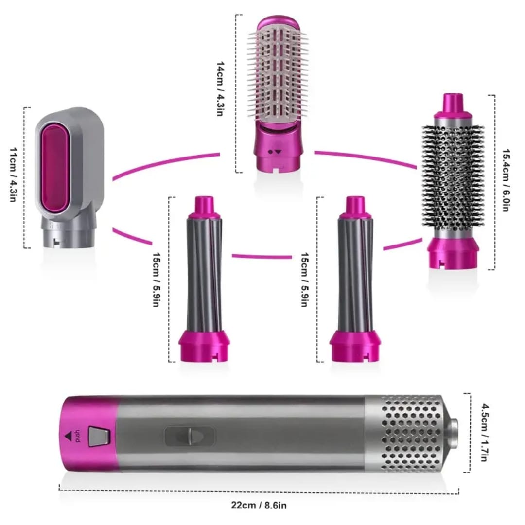 Cepillo Para Cabello 5 en 1