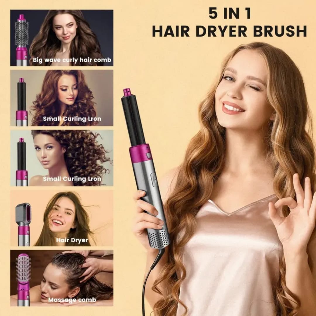 Cepillo Para Cabello 5 en 1