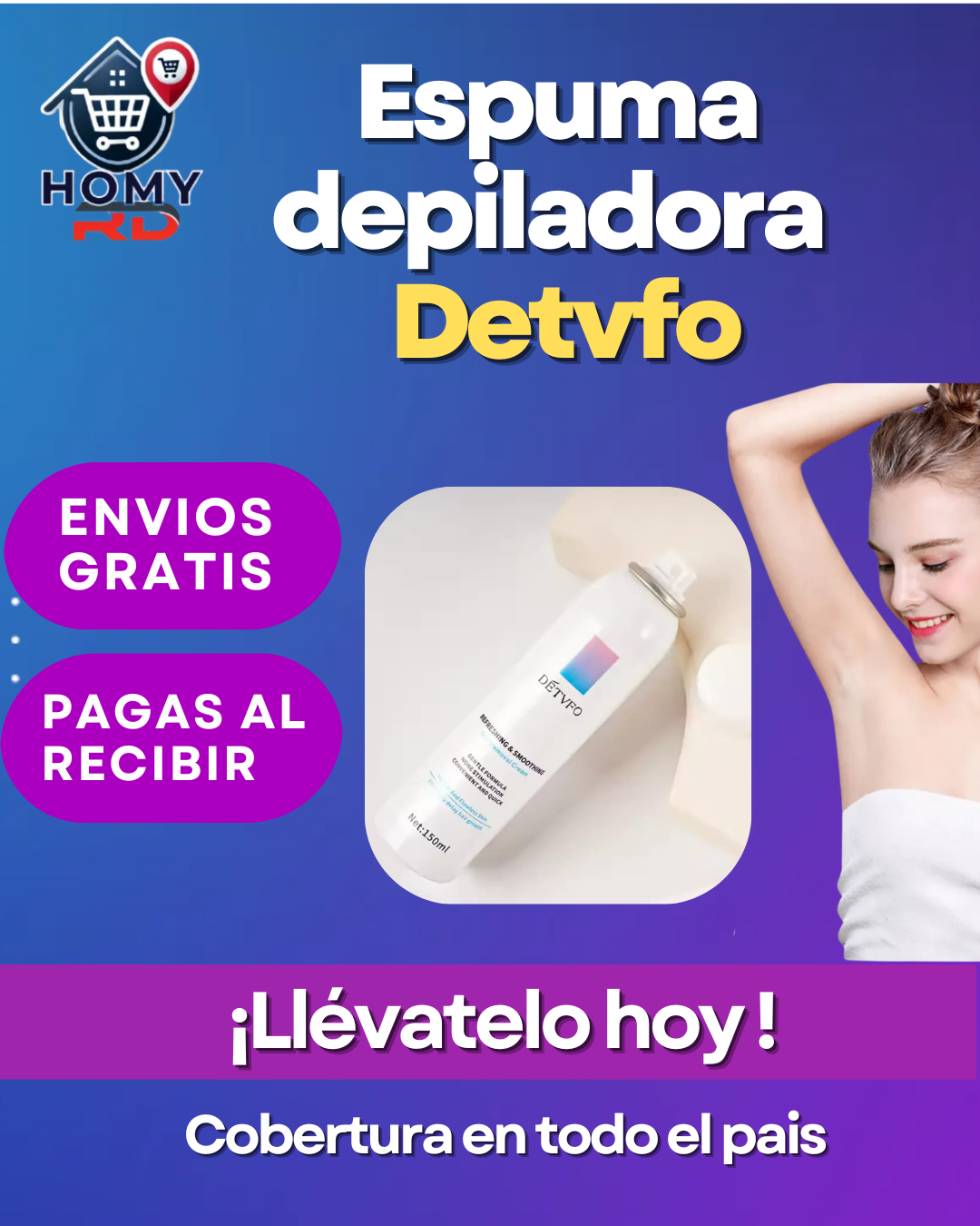 Espuma depiladora: Detvfo